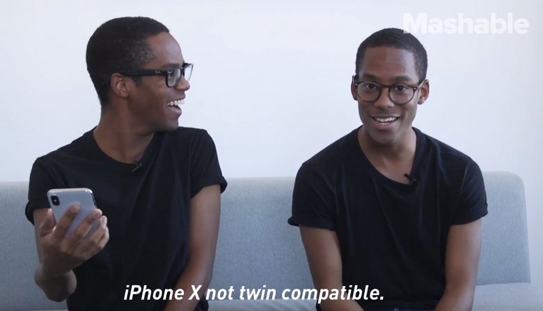 Близнецы имеют шанс разблокировать смартфоны iPhone X друг друга
