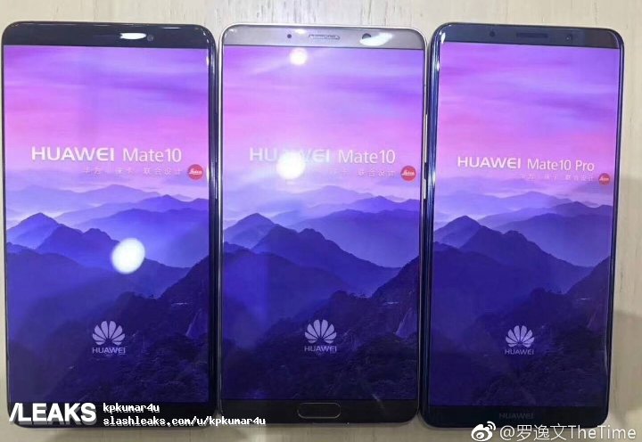 Инсайдер слил большое количество фотографий смартфонов Huawei Mate 10 и Mate 10 Pro за день до анонса