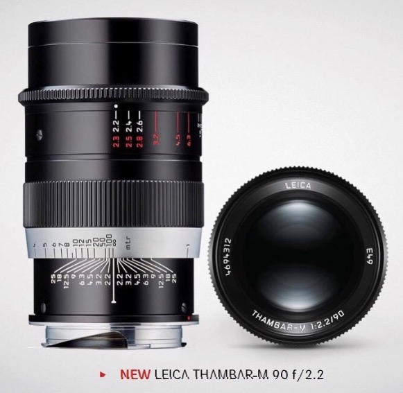 Когда будет выпущена новая версия объектива Leica Thambar-M 90mm f/2.2 — пока неизвестно