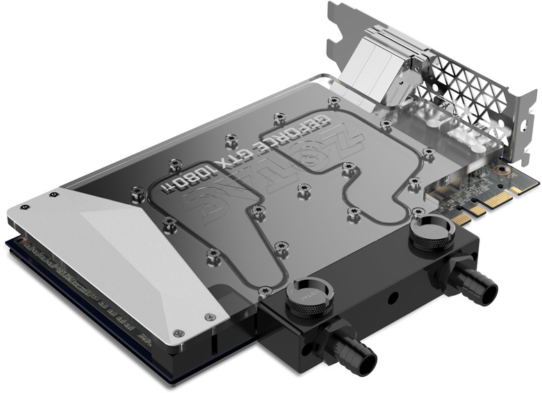 3D-карта Zotac GeForce GTX 1080 Ti ArcticStorm Mini оснащена водоблоком