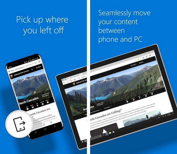 Браузер Microsoft Edge можно свободно скачать в Google Play и App Store