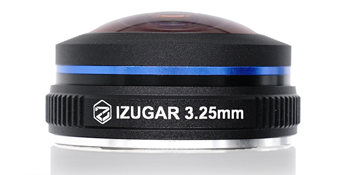 Угол поля зрения объектива iZugar MKX22 — 220°