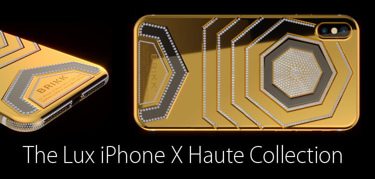 Смартфоны iPhone X, украшенные драгоценными металлами, доступны для предзаказа по цене от $7495 до $69995