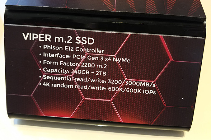 SSD Patriot Viper, характеристики