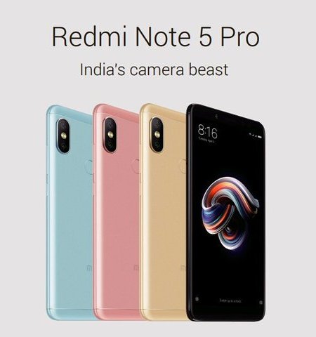 Опубликованы характеристики и изображения смартфонов Xiaomi Redmi Note 5 и Redmi Note 5 Pro 