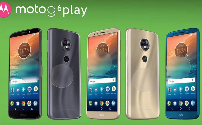 Появились изображения смартфонов Moto X5, Moto G6, G6 Plus и G6 Play