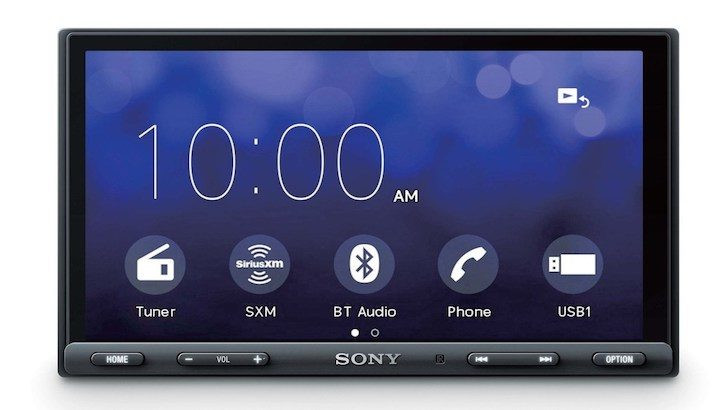 Головное устройство Sony XAV-AX5000 поддерживает Android Auto и Apple CarPlay