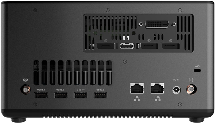 Наряду с мини-ПК в экспозицию MSI войдут внешние шасси расширения AMP Box и AMP Box Mini с интерфейсом Thunderbolt 3