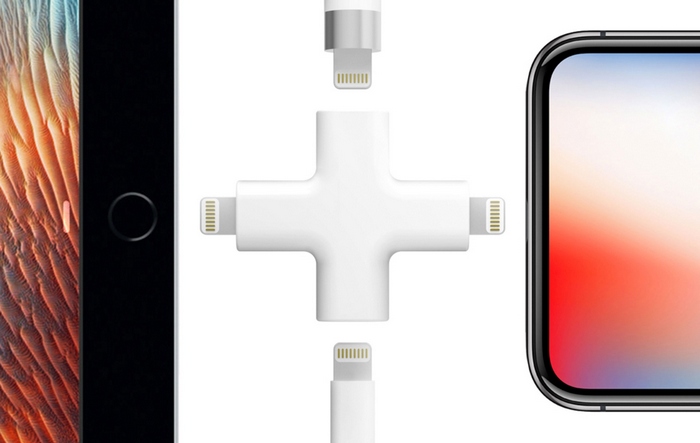 Адаптер Node позволит заряжать несколько мобильных устройств Apple при помощи всего одного кабеля