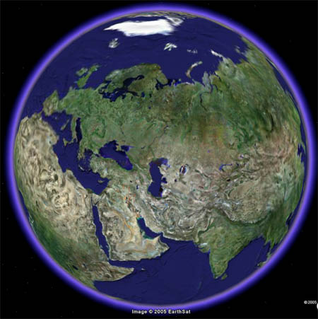 Фрагмент из Google Earth