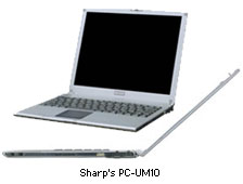 Ультралегкий ноутбук от Sharp