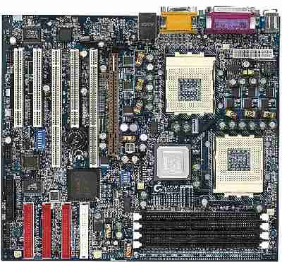 AMD760MPX плата от Gigabyte