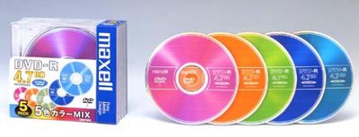 Новые 4,7 Гб DVD-R носители от Maxell