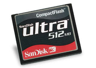 SanDisk : high-end карты памяти Ultra CompacFfash