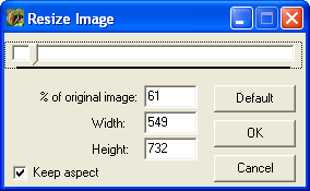 Изменение линейных размеров изображения в Active Photo Editor