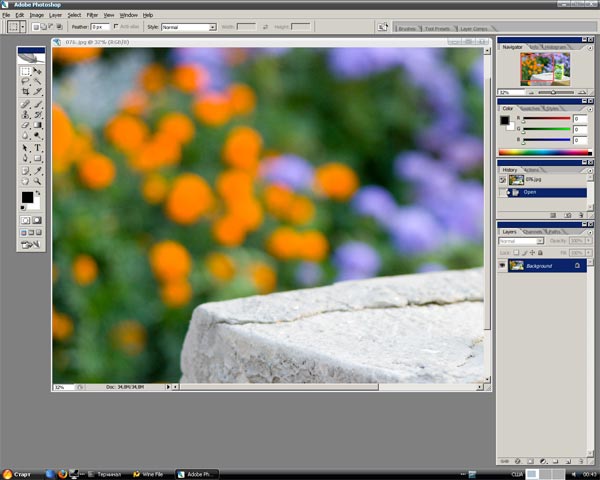 Adobe Photoshop CS2 в Linux XP Desktop 2008