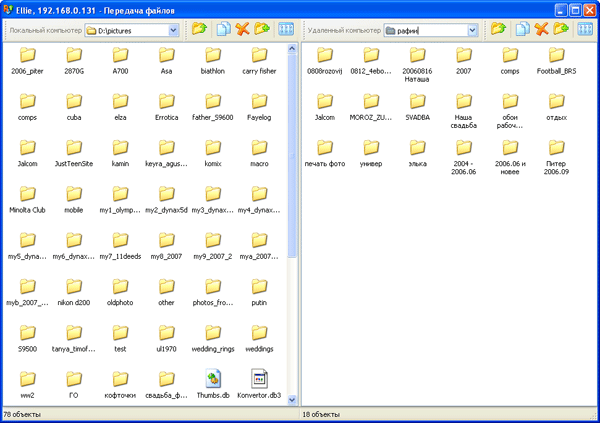 Обмен файлами с удаленным компьютером с помощью Radmin Viewer