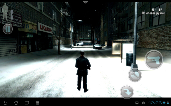 Max Payne Mobile на NVIDIA Tegra 3