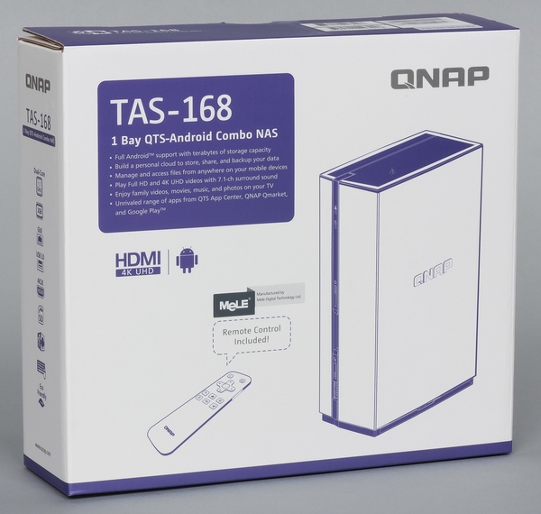 Упаковка QNAP TAS-168