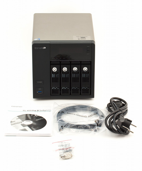 Комплект поставки сетевого накопителя QNAP TS-459 Pro II