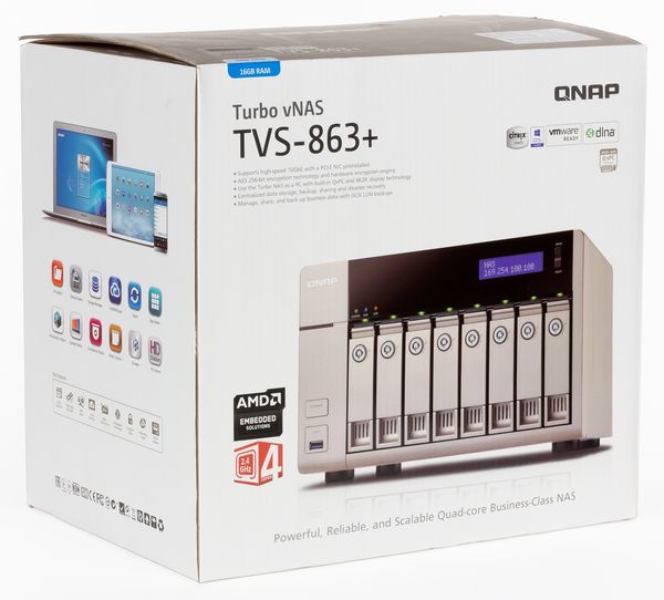 Упаковка QNAP TVS-863+