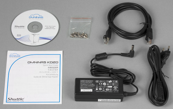 Комплект поставки Shuttle Omninas KD20