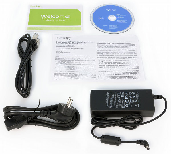 Комплект поставки Synology DS213+