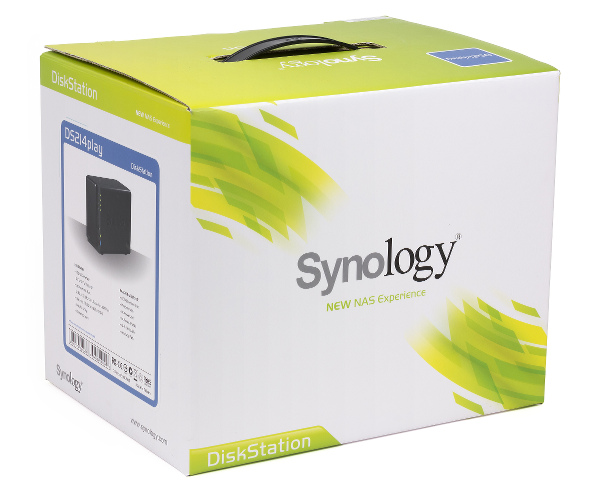 Упаковка Synology DS214play