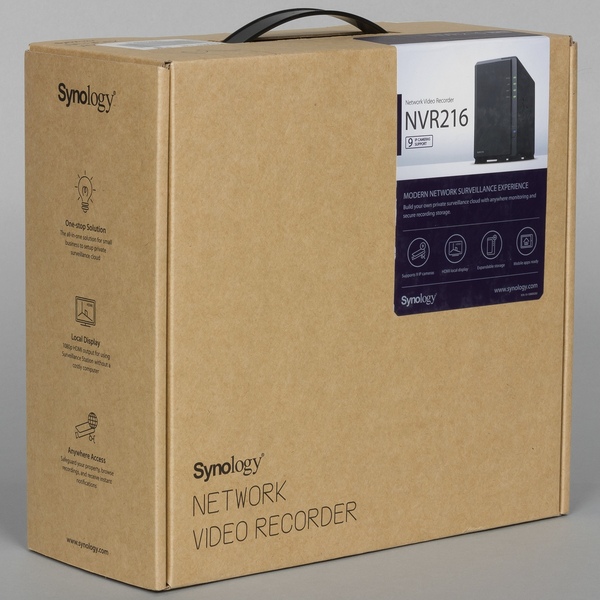 Упаковка Synology NVR216
