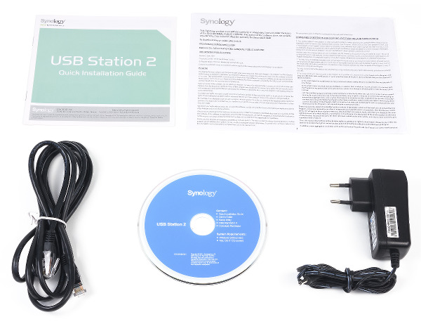 Комплект поставки Synology USB Station 2