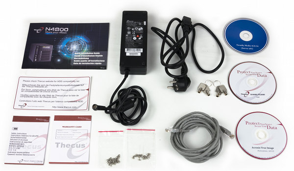Комплект поставки Thecus N4800