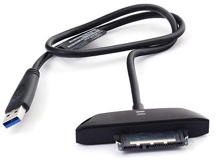 Портативный внешний винчестер Seagate FreeAgent GoFlex, внешний вид интерфейсного модуля USB 3.0