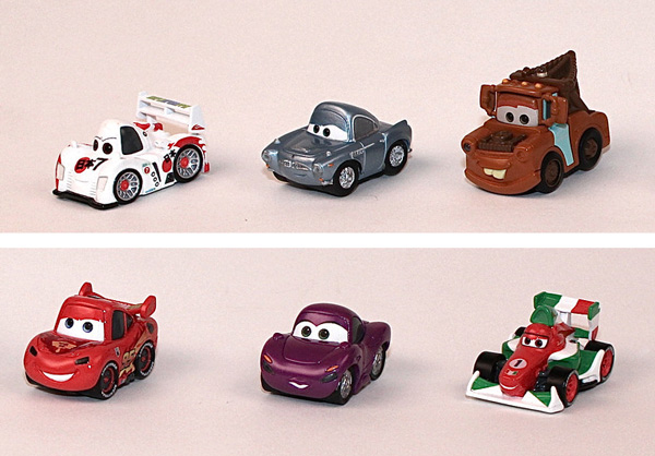 Первая серия игрушек, которые получили название AppMATes, посвящена популярному мультфильму Cars 2 («Тачки 2»)