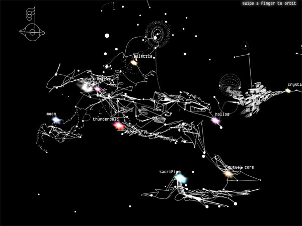 Приложение Bjork Biophilia App для iPad