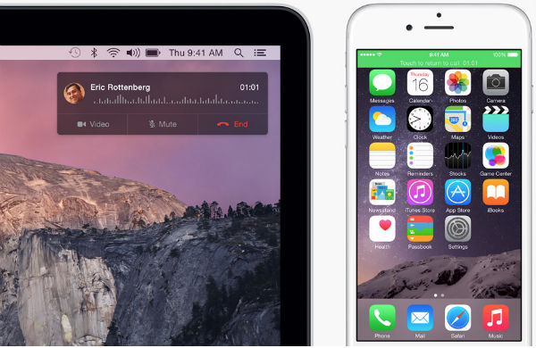 Скриншот OS X 10.10 Yosemite