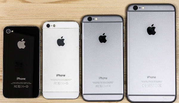 iPhone 5 и два iPhone 5c