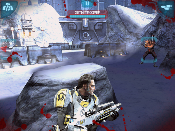 Скриншот игры Mass Effect: Infiltrator на The New iPad