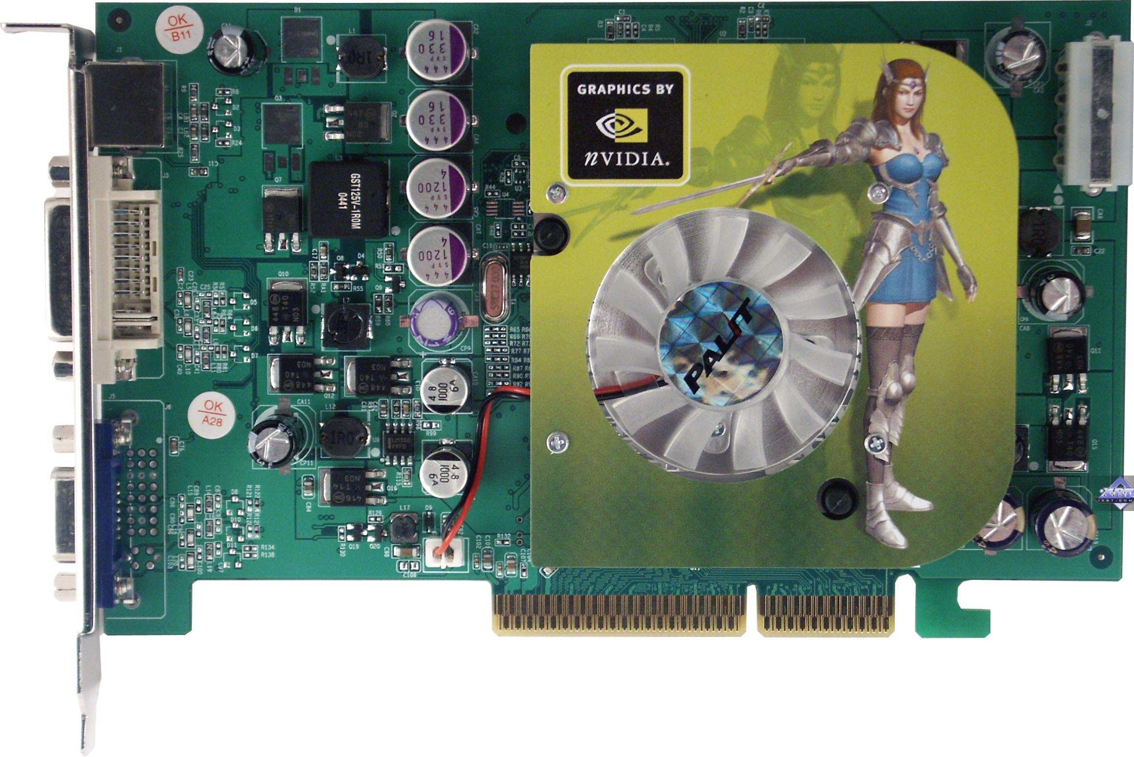 Palit GeForce 6600GT AGP 128MB.