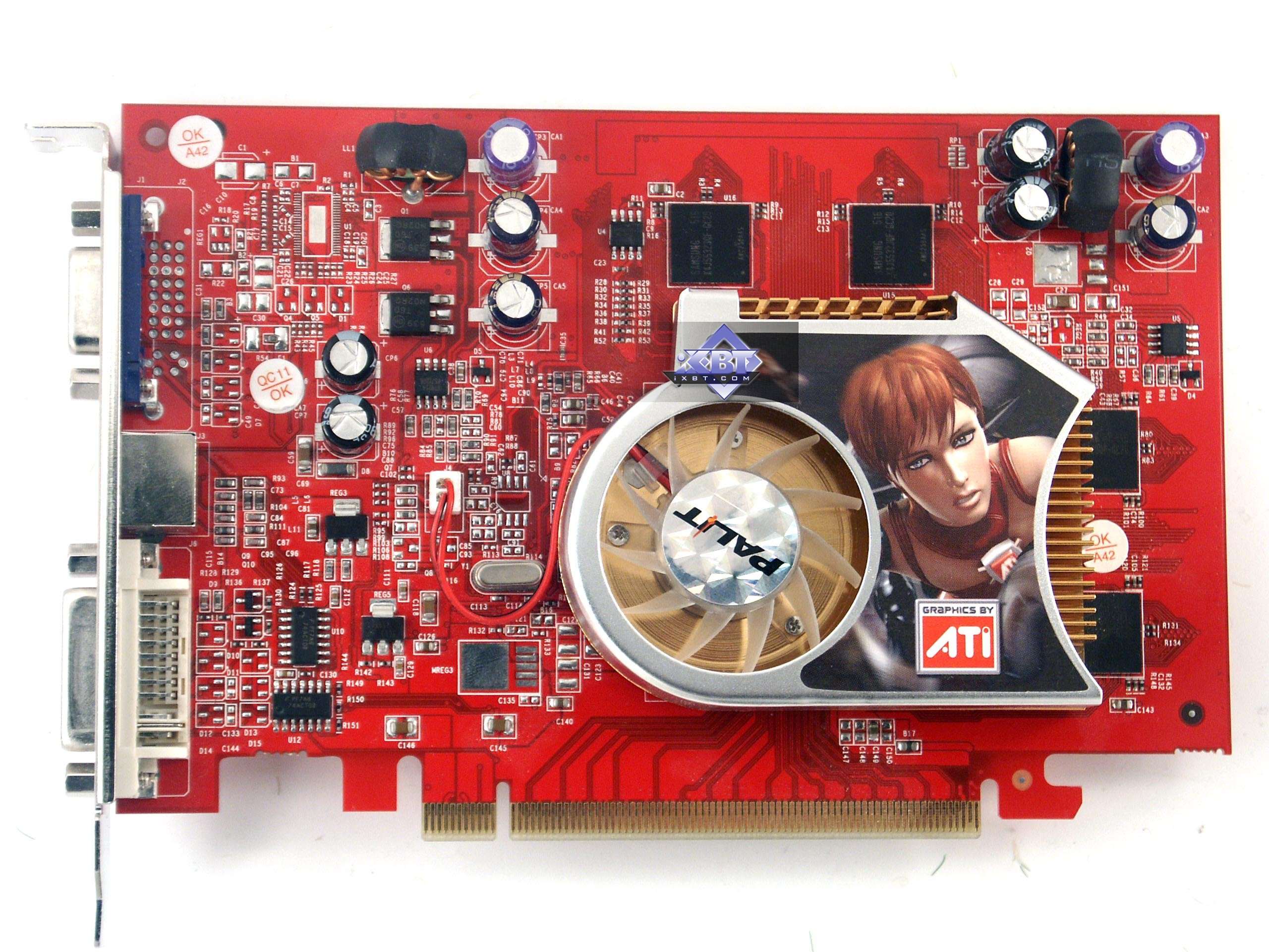 Reference card RADEON X550.