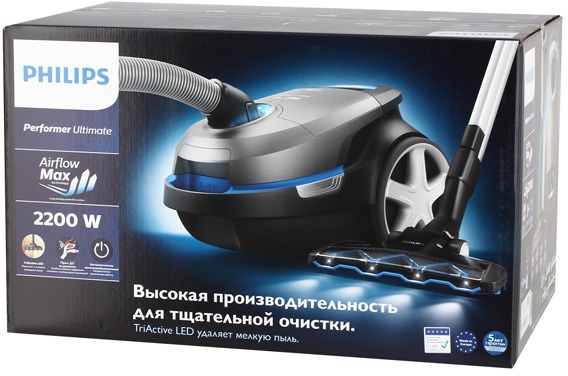 Пылесос Philips Performer Ultimate (FC8924/01). Коробка.